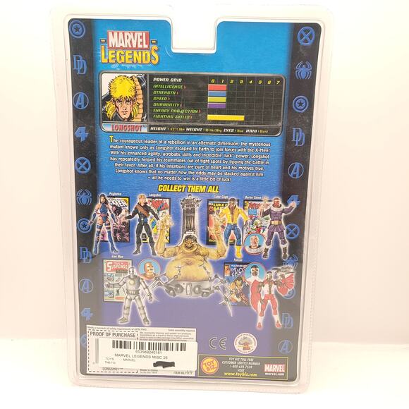 Marvel Legends Longshot Mojo Series Toy Biz Action Figures New in Packaging - Picture 2 of 7